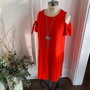 Anthro NWT Cold Shoulder Dress